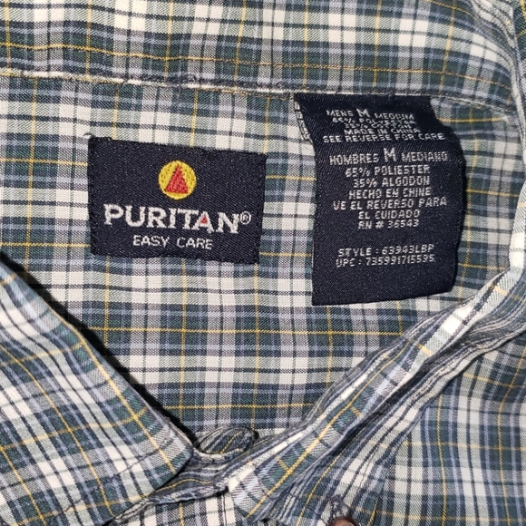 Puritan button down shirt. Flannel like - Picture 2 of 6